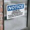 Signmission Exam In Progress Please Do Not Enter Unless OSHA Notice Sign, Vinyl Decal, 10in W x 7in L, 2PK OS-2PACK-NS-D-710-L-12204 - alternate 2